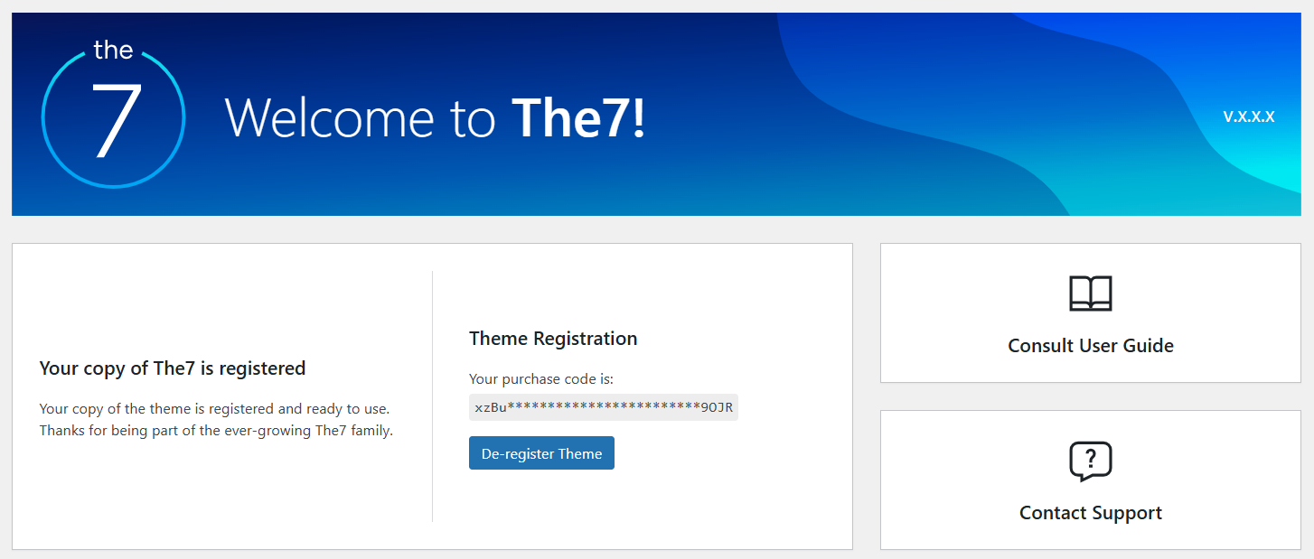 Fig. 1. The7 registration tab.