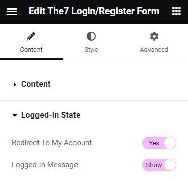 Fig. 2.3. Logged-in State.