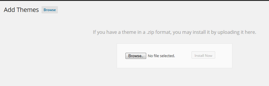 Fig. 2. Choose theme to install.
