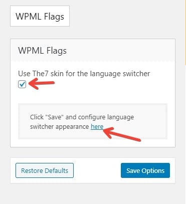 Fig. 1.2. The7 skin for WPML flags.
